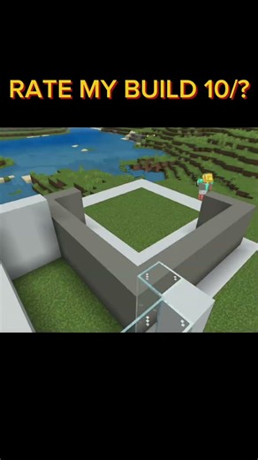 Rate my build 😉 #minecraft #shorts #gaming