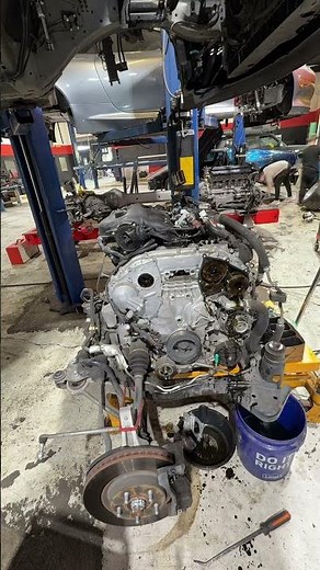 Infiniti QX60 engine removal chain replacement