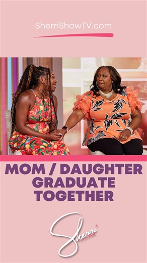 306K views · 15K reactions | “Go Mom!”  Meet the mother / daughter duo who share so much - including getting nursing degrees together! Watch till the end! 凉凉凉 #sherrishepherd #sherrishowtv #mothersday #family #graduation #nursing | Sherri | Facebook