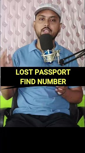 Passport Number Kaise Find Kare? | Lost Passport Number Solution #shorts #shortsfeed