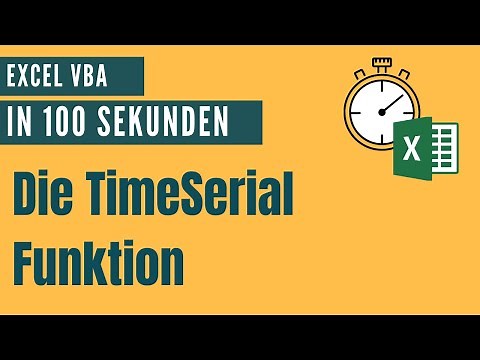 Excel VBA TimeSerial Funktion [Alle Excel VBA Befehle]