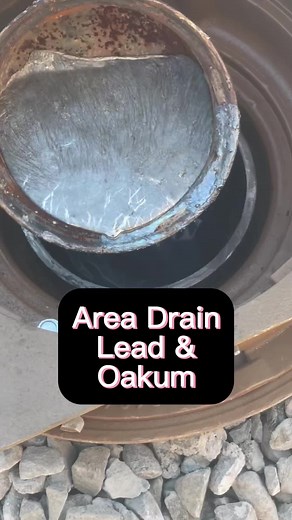 Installing a Cast Iron Yard Drain with Lead and Oakum