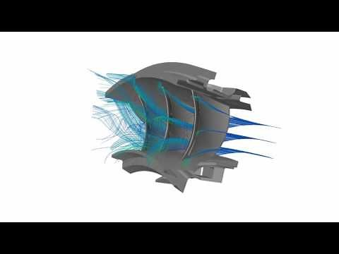 Turbine blade with internal cooling - CFD Simulation - OpenFoam