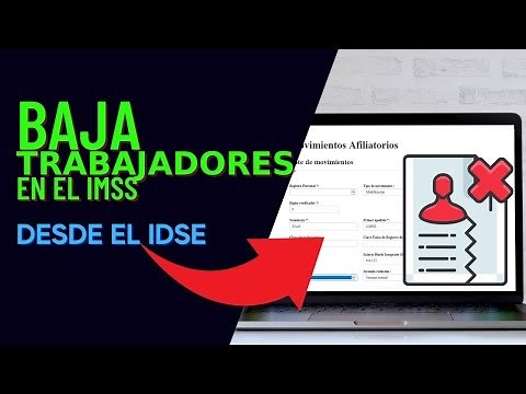 🛑 How to deregister a worker from the IMSS - IDSE | ➡️Quick and easy ✅
