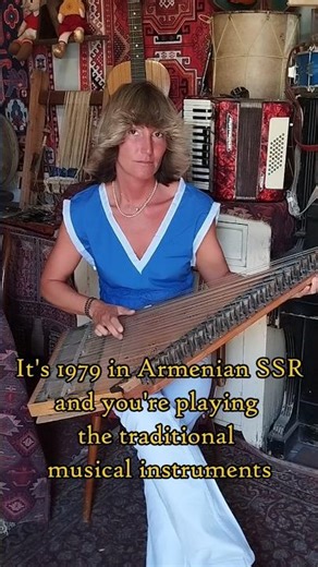 Soviet mini museum - traditional Armenian musical instruments