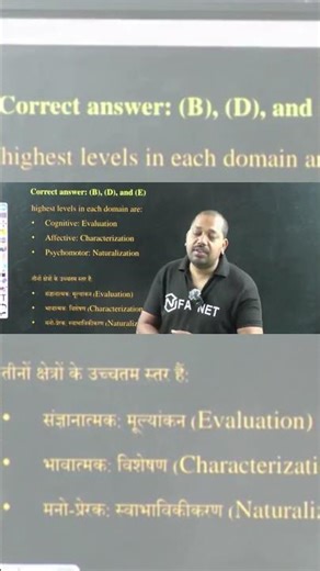 Highest Levels of Bloom’s Domains | UGC NET PYQ | Teaching Aptitude