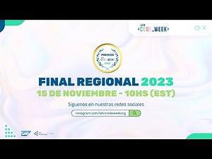 Final Regional Latin Code Week 2023 ✨🎉