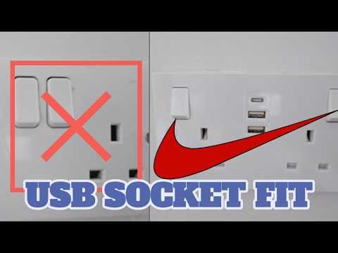Replacing a UK Socket to Include USB Ports – No Experience Needed