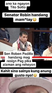 1.4K reactions · 69 shares | Panoorin natin mga ka idol ang panayam ni Sen Roben yung issue nya sa Pag awit ng ating Sen Roben handang mamatay wag lang paki alamanang reheyon #hilights #remix #ccttovideo #Robenpadilla #followersreelsfypシ゚viralシfypシ゚viralシ | Alfred O Abalos | Facebook