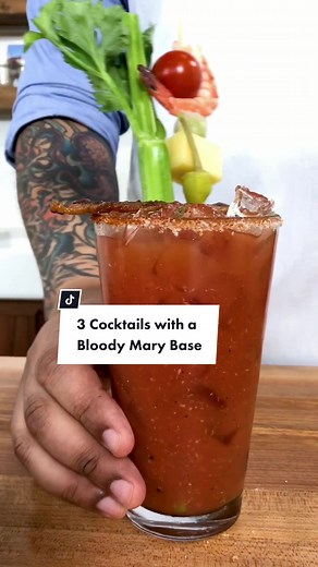 Lawman shows you how to make the best Bloody Mary and how to use the Bloody Mary base in other cocktails! #bloodymary #cocktail #cocktailrecipes #howto #cookscountry