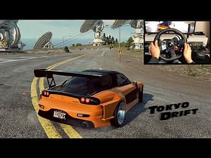 NFS HEAT Mazda RX-7 Tokyo Drift - LOGITECH G29 gameplay