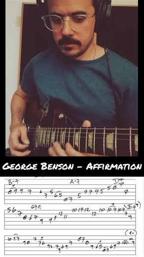 GEORGE BENSON - AFFIRMATION SOLO #guitar #guitarra #georgebenson #jazzguitar #guitartabs