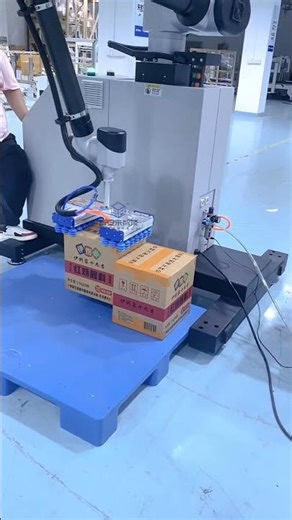 Intelligent packaging and robotic palletizing machines can efficiently replace manual labor