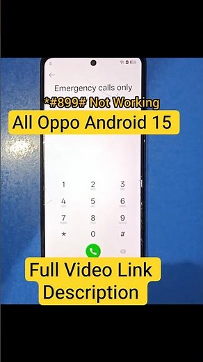 All OPPO Android 15 FRP BYPASS | Final Update 💯 Done 👍 (Without PC) Google Account Remove #899# Not