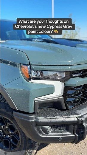 What are your thoughts on Chevrolet’s new Cypress Grey paint colour? 🎨
