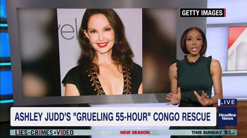 Ashley Judd describes Congo rescue after breaking leg