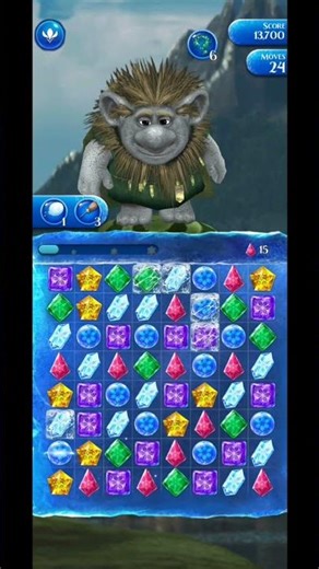 Frozen Free Fall Level 30 Gameplay | Match 3 Puzzle Game (Android/iOS) #games #gaming #game #puzzle