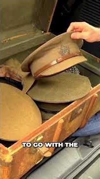 Unboxing Vintage Military Hats: A Surprising Find! #shorts