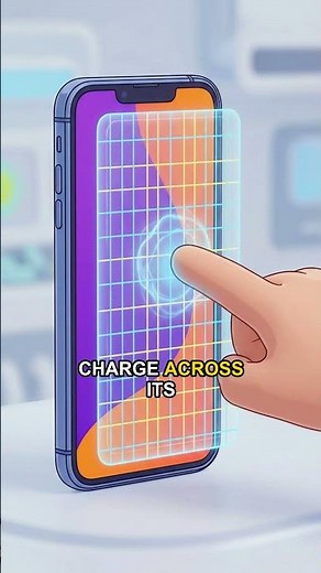 How does a phone touch screen work?