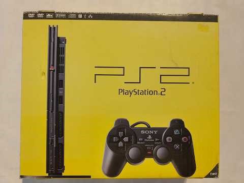 PS2 BLACK SLIM UNBOXING! - After 26-Years - Brand New