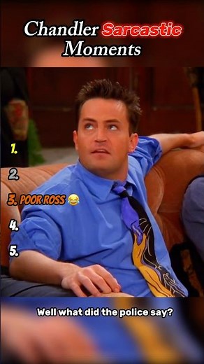 Ranking Chandler’s Funniest Sarcasm moments! | Friends
