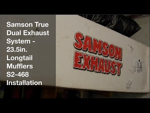 Samson True Dual Exhaust Installation