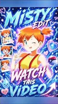 Misty edit 💕 Pokemon girl edit 💕 #pokemon #misty #viral