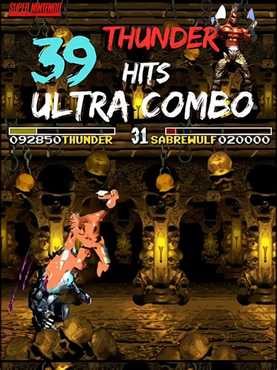 Thunder 39 hits Ultra combo snes killer instinct #thunder #ultracombo #39hits #ballack #supernintendo