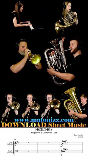 Always looking for ways to show 💗 to Brass Bands #brassband #euphonium #trombone #tuba #frenchhorn #trumpet #sheetmusic