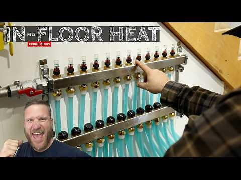 Full In-Floor Heat and Boiler Installation In RRHQ 2.0