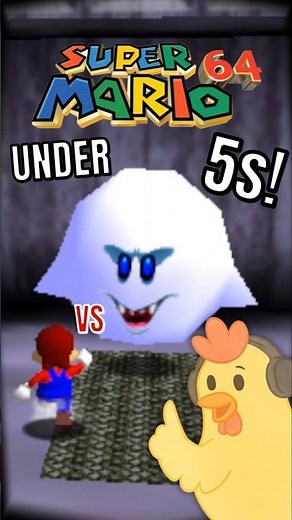 Fastest Mansion Big Boo in Mario 64