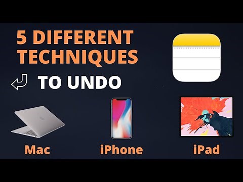 How to Undo in Notes I Bet You Don't Know All 5 Methods! Mac, iPhone, iPad