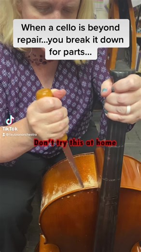 Faubion Orchestra: Cello Repair Techniques
