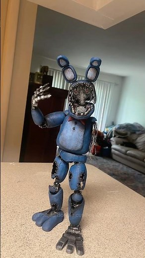 1/6 witheredBonnie custom action figure ! #fnaf #fivenightsatfreddys #custom #witheredbonnie #bonnie