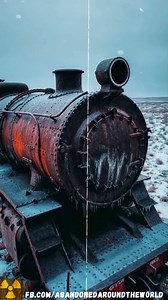 This rusty old steam locomotive was abandoned in the heart of the permafrost... And it still stands there decades later, because NOTHING can escape the frozen ground! | Abandoned places