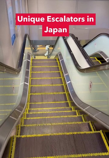 Unique escalators in Japan…!!! 📍Shibuya station #japan #tokyo #japantravel #tokyotravels #escalators #japanbeauty #viralvideo #viraltiktok #viralsong #shibuya #uniquejapan #japanlifestyle #渋谷 #東京 #日本 #trending #unique