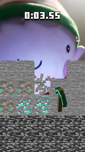 elf plays Minecraft