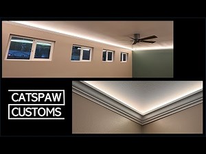 DIY Crown Molding for LED Backlighting
