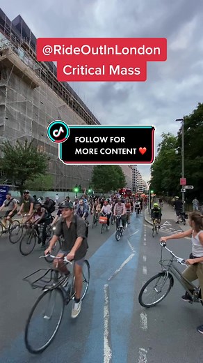 #rideoutinlondon #criticalmass #foryoupage #fyp #fypシ #viral #bike #escooters #pev #london #uk #UnlimitedHPInk