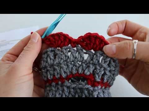 How To Crochet Winter Wristers or Finger-less Gloves