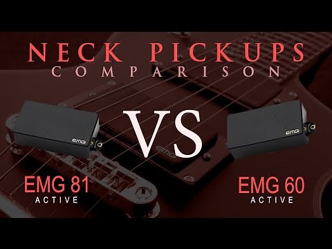EMG 81 vs EMG 60 - Active NECK Pickup Guitar Tone Comparison / Review