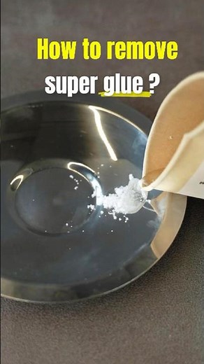 One trick to remove glue from metal! Amazon 10% Off Code 👉OFHMWCGW👈 #superglue #shorts #metalglue