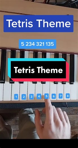 #piano #tutorial #tetris #tetristheme #viral #fyp