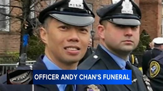 Funeral services being held today for Philadelphia officer Andy Chan