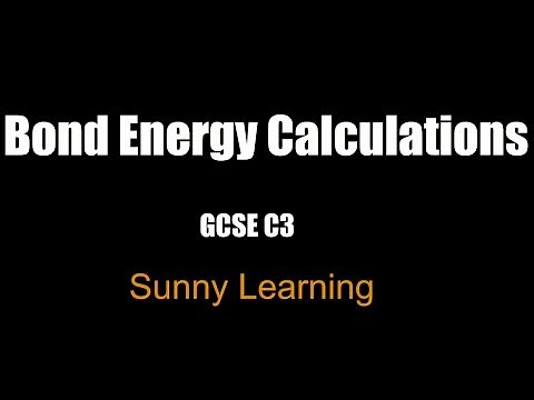 Bond Energy Calculations - GCSE AQA Chemistry