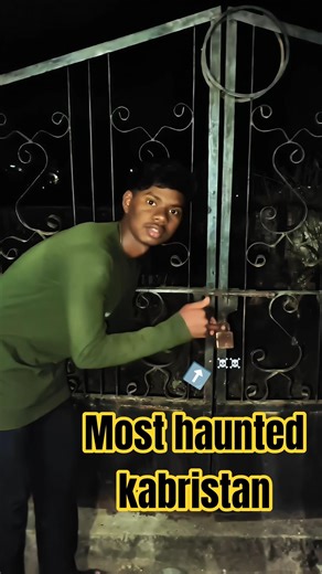 Exploring Most Haunted Cemetery! #shorts