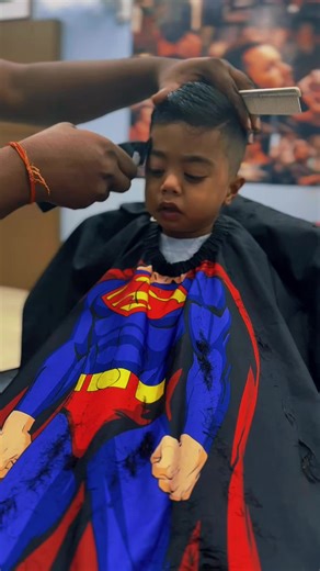 Superman Style Haircut Transformation for Kids