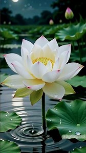 White Lotus Life Cycle 🌱🌸 | Seed to Beautiful Night Bloom #nature #explore #shorts