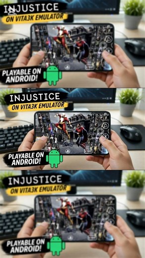 Injustice 1 PS VITA ANDROID EMULATOR GAMEPLAY