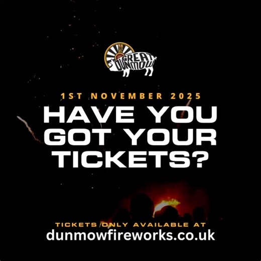 ‼️ Dunmow Charity Fireworks - Saturday 1st November ‼️ Don’t miss out! Save money on the gate price by buying in advance! 👍🏼 Get them before they’re gone! 🙌🏼 SPREAD THE WORD, get tagging below 👇🏼 ONLY available at www.dunmowfireworks.co.uk Beware of ticket scammers 🤬 Every penny raised goes back into our community ❤️ | Great Dunmow Round Table